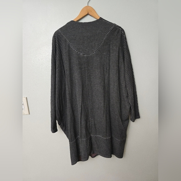 Chic Black and Gray Striped Sweater - Picture 7 of 12